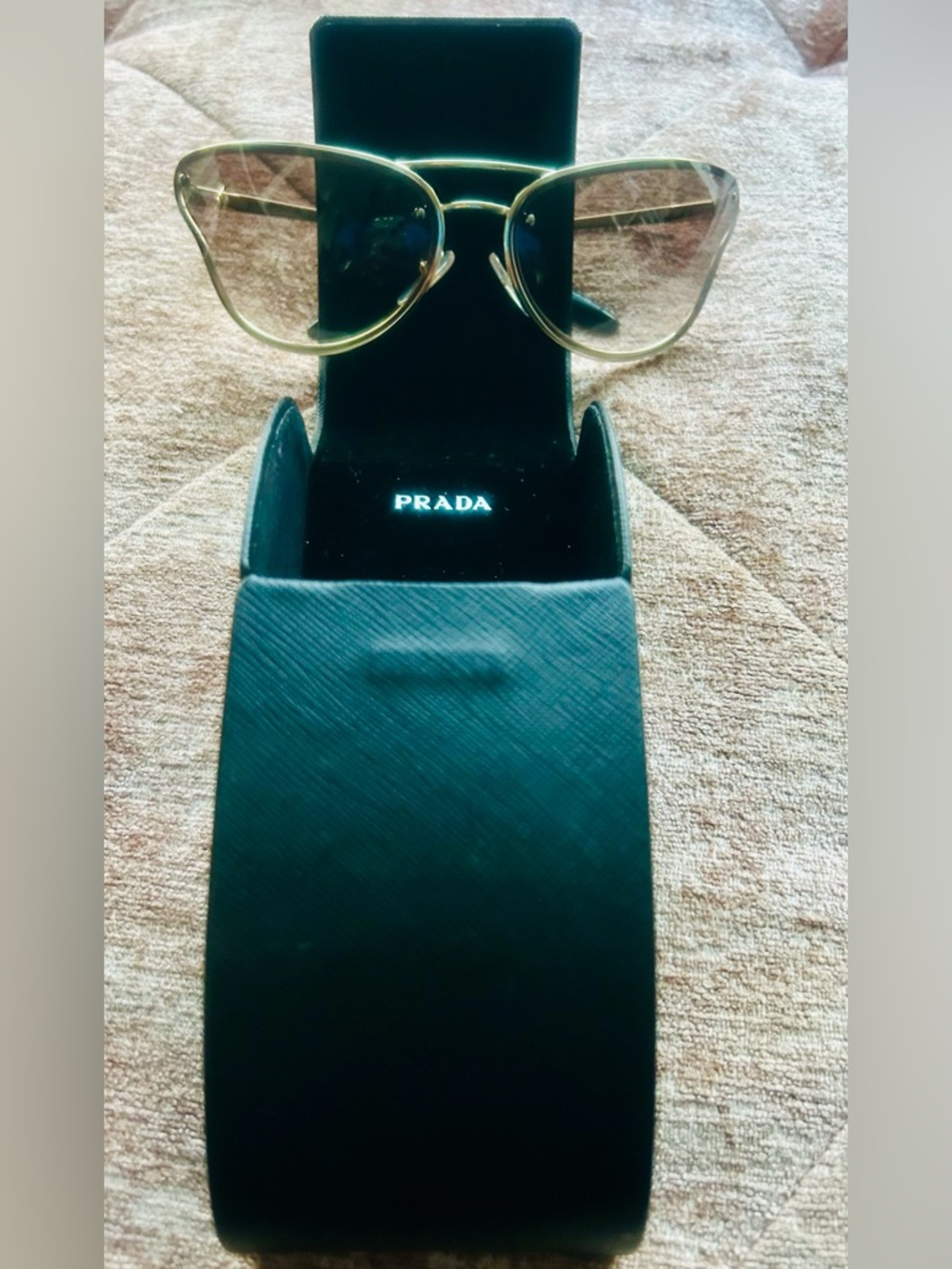Prada Cat-Eye Sunglasses in Brown Gradient (Including Prada Case) - Picture 2 of 7